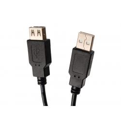 Kabel USB 2.0 gniazdo-wtyk 3m Maclean MCTV-744